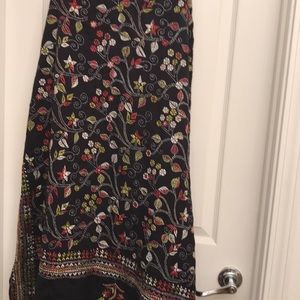 Beautiful hand embroidered Katha stitched shawl